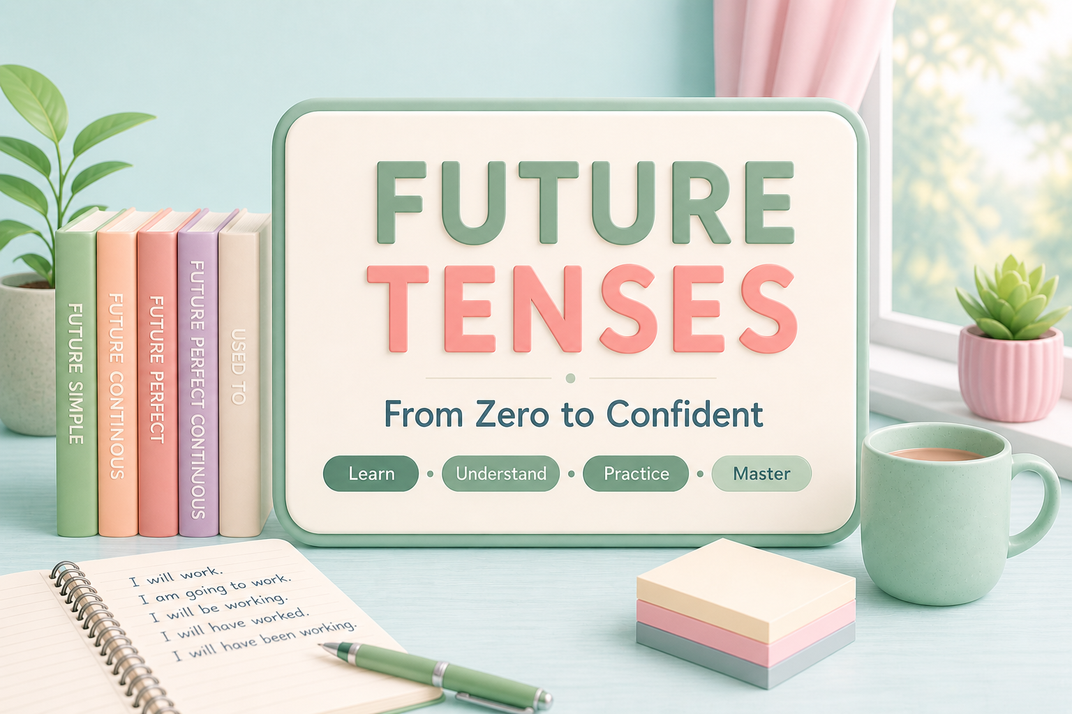 Future tenses lesson cover